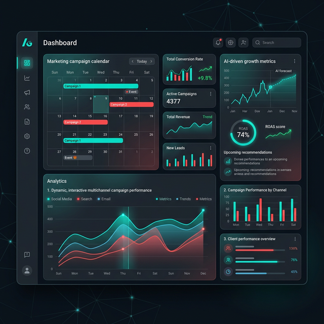 Dashboard Zahar.AI
